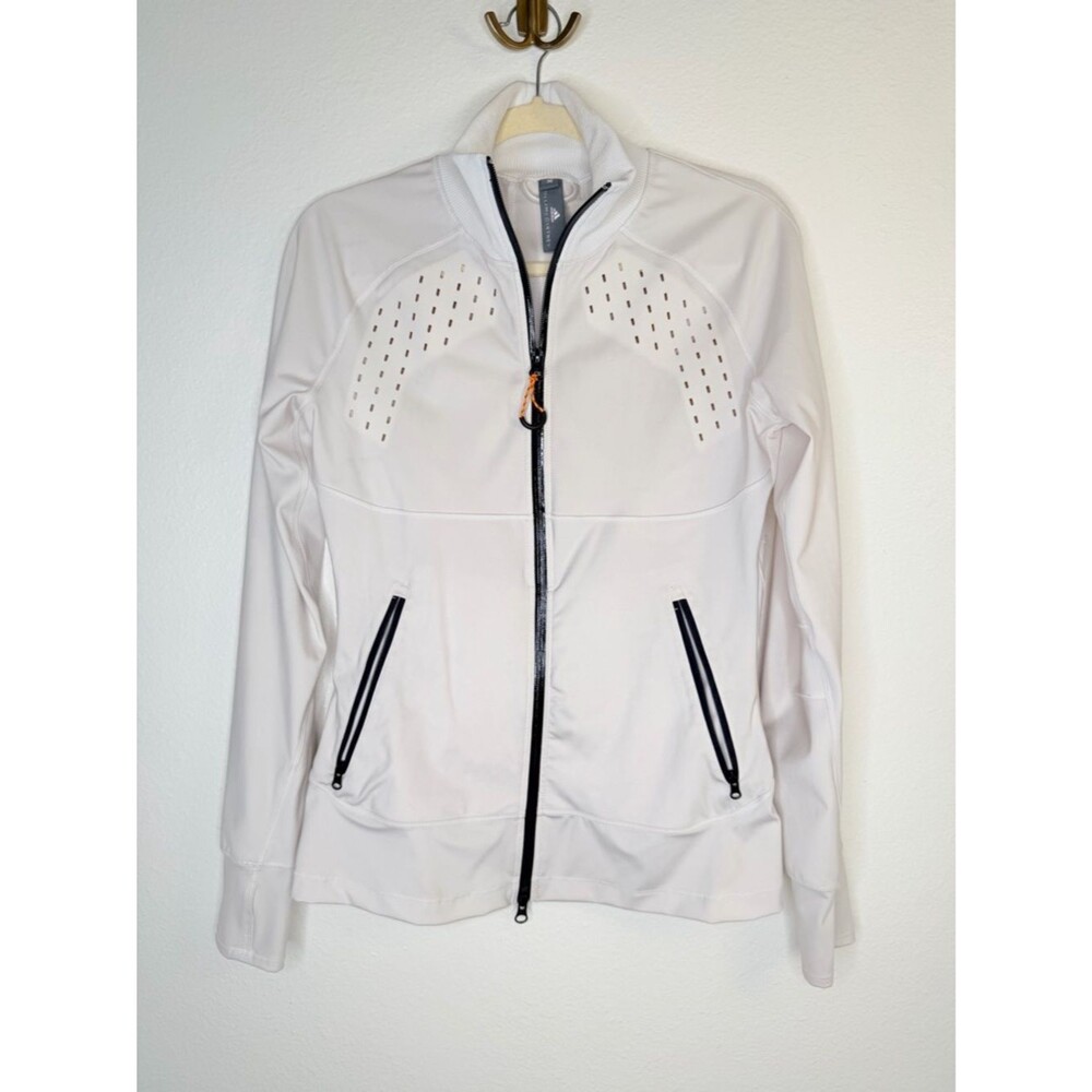 Women's White Zip-Up Active Jacket - (Brand: )